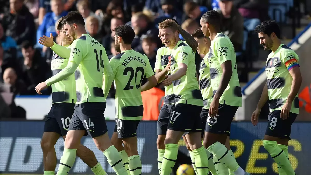 Manchester City confirmed XI against Fulham in Premier League